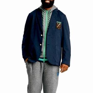 NEW Houston White Collegiate Military Navy Blazer Doze XL